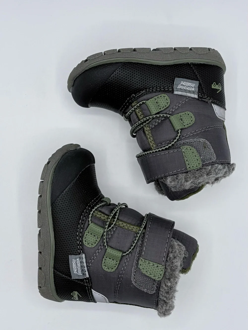 See Kai Run Gilman Toddler Boots Gray Waterproof NWT Size 4